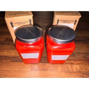 Home Interiors Pumpkin Medley Scented Jar Candles Set of 2 7.5oz 14385